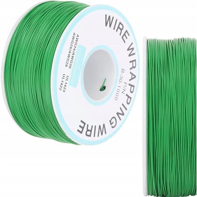 Rosfix Kynar Draad - Laagspanningsdraad 0,25 mm AWG30 - 200 m, Ø0,60 mm, PVC-Geïsoleerd 300 V
