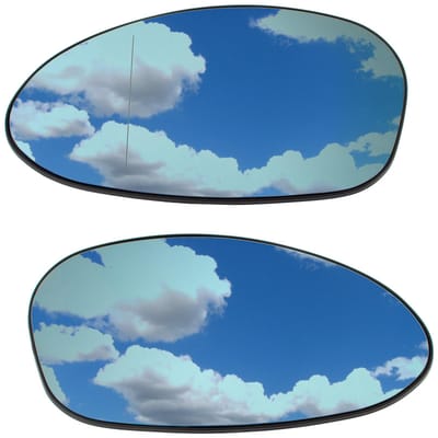 M MODECAR serie - Verwarmde Blauwe Spiegelglazen - BMW 1 E81/E82/E87/E88 2004-2013 - Links en Rechts
