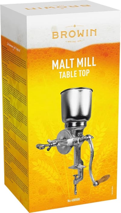 Handmatige graanmolen voor het malen van mout, meel, maïs en erwten - 1 kg capaciteit