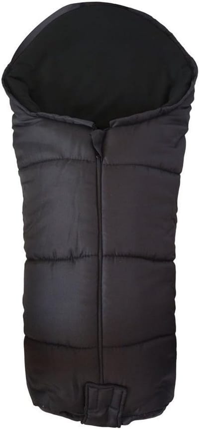 Universele Voetenzak Zwart - Warm & Comfortabel voor Kinderwagen en Wandelwagen