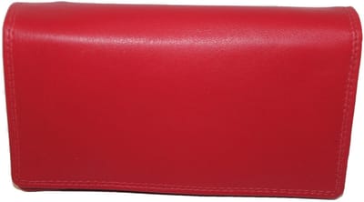 Grote leren overslag portemonnee met ruimte voor veel foto's / Harmonica portemonnee voor linkshandigen / XL beurs met dubbele klep en soufflé / zwart, blauw, navy blue, rood, roze, paars, groen leer / 205 in 7 kleuren