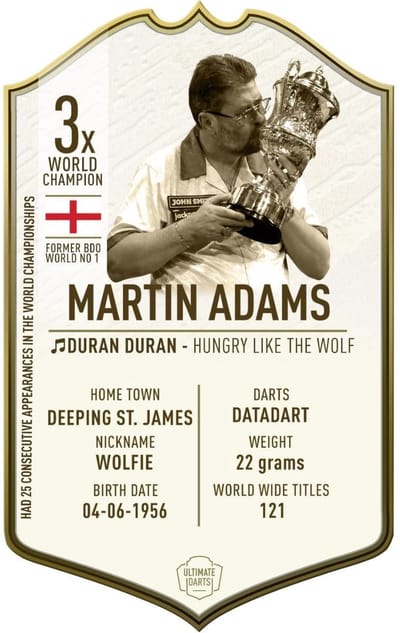 Ultimate Card Immortals Martin Adams