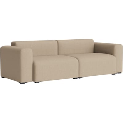 HAY Mags 2,5-zitsbankcombinatie 1 lage armleuning - HAYMagliaWarmGrey