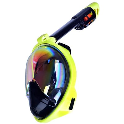 NOUVELLE Masque Facial Intégral de Plongée Anti-Buée UV Revêtement Lunettes de Protection UV Sous-Marines Large Scuba Snorkeling Adultes Scuba Chasse Sous-Marine Équipement de Plongée S/M