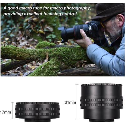 M52 M42(17 31) 17mm 31mm M52 naar M42 Mount Camera Lens Adapterring Macro Verlengbuis Helicoid Lens Focus Adapter zwart