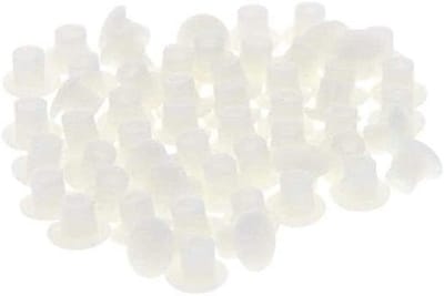 Plank Peg Gat Stekkers - Buis Cover Beugel - Kast Afwerking - Eenvoudig en stevig - 100 stuks - Wit