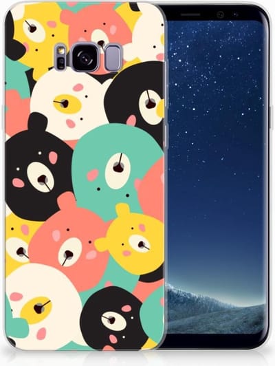 Samsung Galaxy S8 Plus Telefoonhoesje met Naam Bears