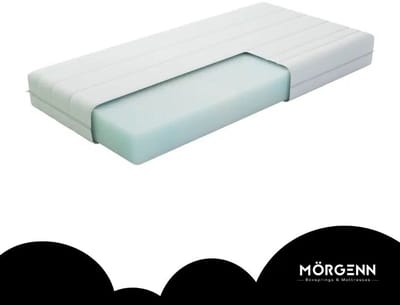 Mörgenn Matras Royale - Luxe Koudschuim Matras - Tencel tijk - Hardheid Medium/Stevig - ca. 25 cm - 70x200 cm