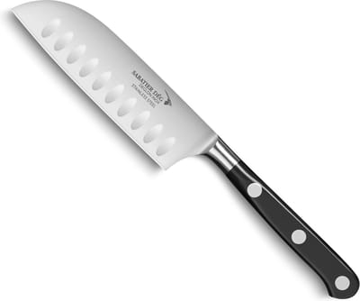 Déglon Mini Santoku – Alvéolen – 12 cm – Ideaal voor Aziatische Gerechten