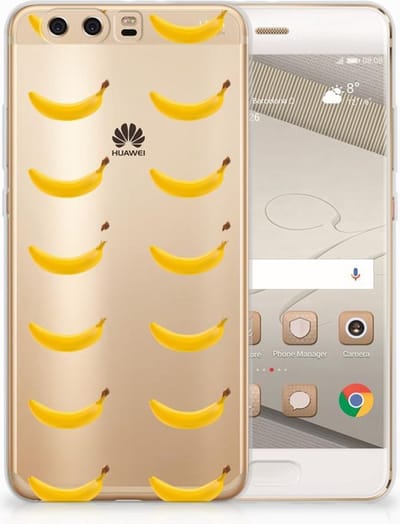 Huawei P10 Plus Siliconen Case Banana