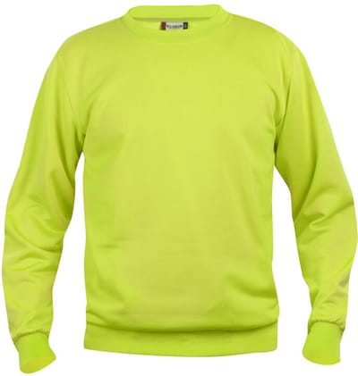 Clique Basic Roundneck 021030 - Signaal-groen - L