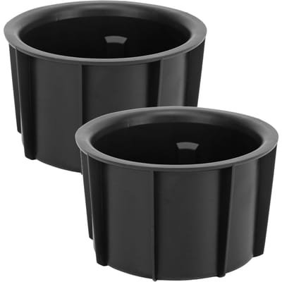 2 stuks middenconsole bekerhouder inzetstuk ABS 55616?35010 Vervanging voor FJ Cruiser 2007?2014 black
