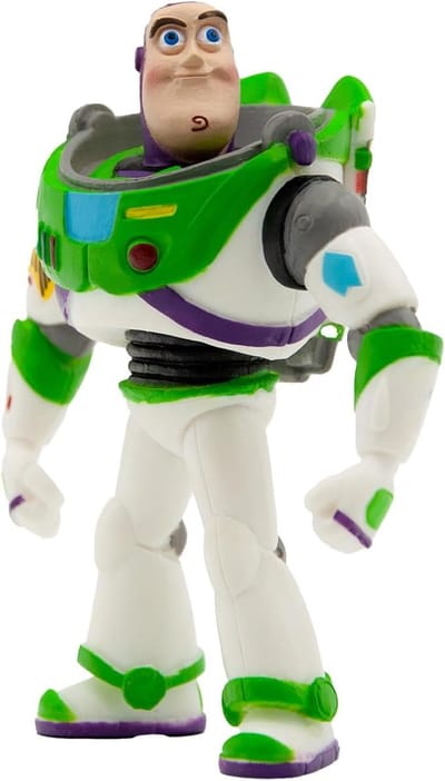 Bullyland 12760 – Speelfiguur Disney Pixar Toy Story met Buzz Lichtjaar – levensecht en detailrijk vormgegeven – ideaal als taartfiguur, verzamelobject of stoer cadeau voor kinderen vanaf 3 jaar