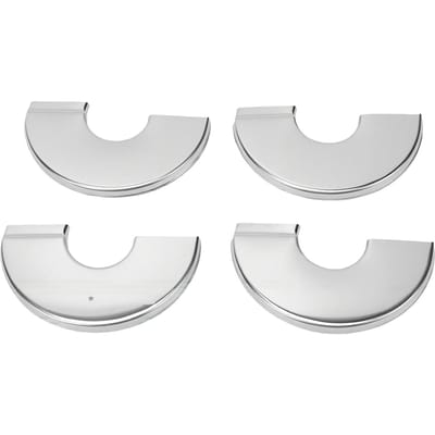 4 pièces 24 mm Bride fendue murale Auto-adhésive Acier inoxydable Brides rondes fendues pour salle de bain Cuisine