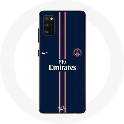 Coque - PSG Nike - Galaxy A41 - Souple - Synthétique - Logo Fly Emirates