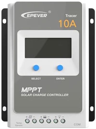 MPPT Laadregelaar 10A met LCD Display - 12V/24V voor Campers en Huishoudens