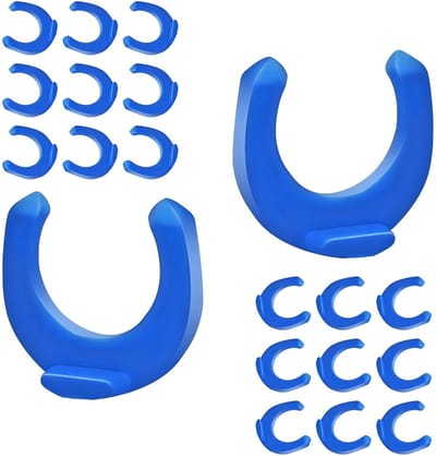 Dailygoods- Sluitclips 20 Stuks - Klemmen 1/4 Inch - Flexibel en Duurzaam - Robuuste Verbinding - Geschikt voor Waterfilters