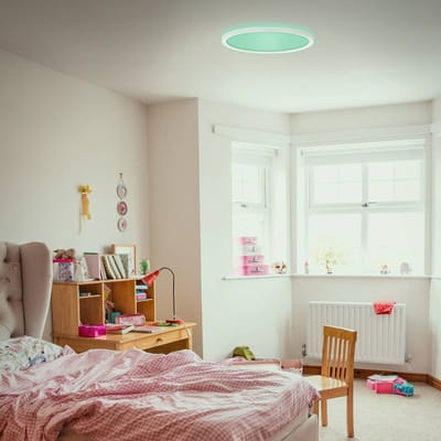 Briloner SLIM - LED-paneel - plafondlamp dimbaar - plafondlamp - RGB - kleurbediening - achtergrondverlichting - incl. afstandsbediening - 15 Watt - 1.850 lumen - 4.000 Kelvin - wit