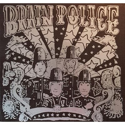 CD BRAIN POLICE - Brain Police AK174 Akarma Italië Rock Gebruikt gray