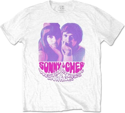 Sonny & Cher - Westbury Music Fair Heren T-shirt - S - Wit