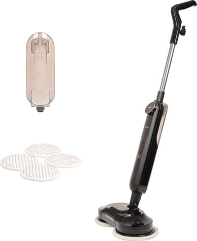 Princess 338000 SteamMotion Plus Vloerschrobber - Elektrische Dweil - Dweilsysteem - Vloerreiniger - Met LED verlichting - 2 standen
