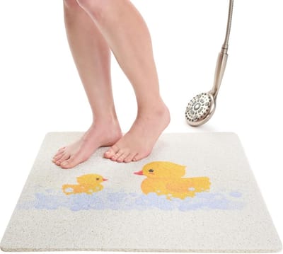 Antislip Douchemat Kinderen met Eend Motief - Veilig Badmat voor Baby en Peuter