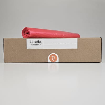 Abfallbeutel Powersterko HDPE T25 70x110cm 120L rote Rolle mit 20 Stück
