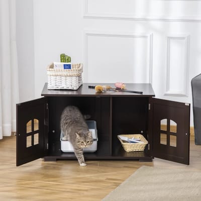 Katten Kast - Kattenschuur - Katten - Kat - Kattenspeelgoed - Kattenmand - Bijzettafel - Tafel - Woonkamer Tafel - Woonkamertafel - Tafeltje - Kattenhuis - Kattenhuis Voor Buiten - Kattenhuis Voor Binnen