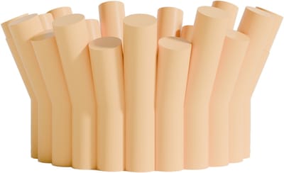 Fiastra Rivolo fruitschaal - fruitmand - schaal - geel - 30 x 30 cm