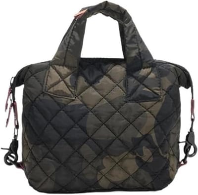 Dames Handtas - Schoudertas Nylon - Dagelijks Gebruik - Gewatteerd Ontwerp - 26x20x7 cm - Groen