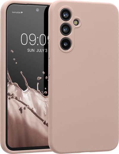 kwmobile telefoonhoesje geschikt voor Samsung Galaxy A54 5G - TPU backcover met siliconen coating - Smartphone case in mat oudroze