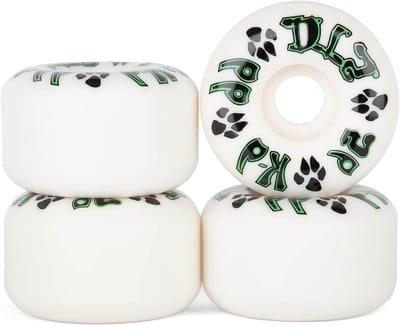 Skateboard Wielen - Cruiser Wielen - Straat Skaten - Universeel Geschikt - 56mm 99A - Wit Groen