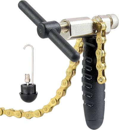 Fiets Ketting Rivet en Onderhoudsset, Gereedschap voor Verwijderen en Installeren van Kettingen voor 6-12 Versnellingen, Inclusief Rivet Tool en Onderhoudsaccessoires