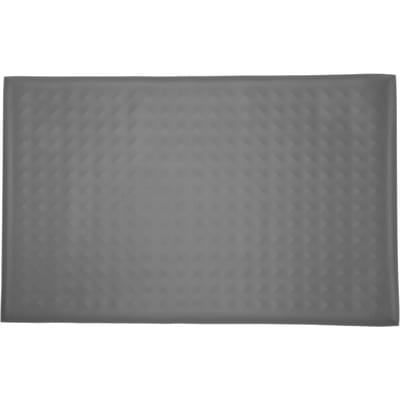 Tapis d'alimentation pour animaux de compagnie Silicone Imperméable Antidérapant Coussin pour gamelle chien chat pour nourriture et eau Gris gris