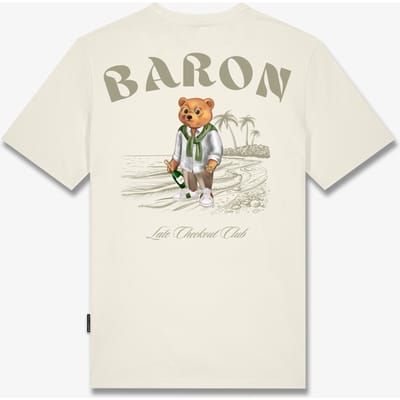 Baron Filou T-shirt SS26 Backprint Filou CXL. Baron Off White L
