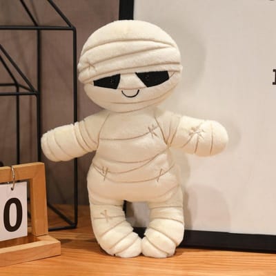 Jouet Peluche Momie Citrouille Halloween Trick Peluche Remplie Figurine Anime Horreur Décor Citrouille Lumière Coussin Jeté Peluche Cadeau see choose option