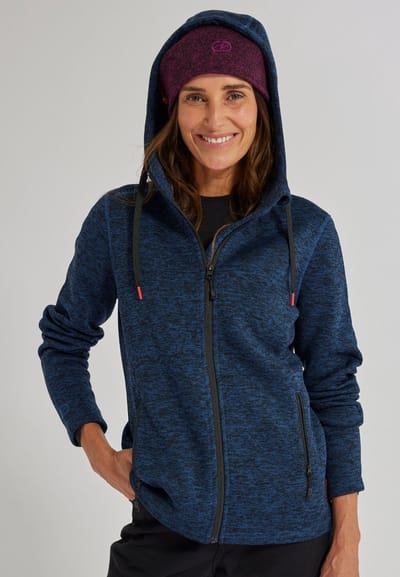 Damart - Fleecejack met capuchon voor dames Thermolactyl - Dames - Blauw - XS