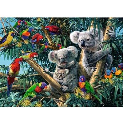 5D DIY volledige ronde boor dier Diamond schilderij Im Baum mozaïek borduurwerk kruissteek 20X30CM black