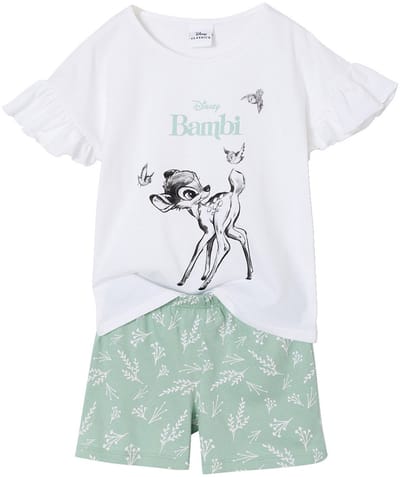Vertbaudet Set Disney® - 2 delig - pyjama - t-shirt - short - meisjes - Bambi