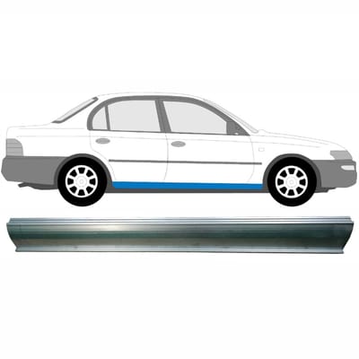 Reparatie dorpel voor Toyota Corolla E10 1991-1998 / Rechts