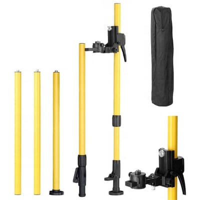 Rosfix Telescoopstang Statief 455 cm - Aluminium 4-Delig - 1/4"" Schroefdraad, 90–455 cm