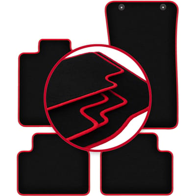 CARLUX-RED automatten voor: Alfa Romeo Giulia 2x4 (2WD) sedan (2016-)