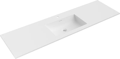Mexen Otis ingebouwde wastafel 161 x 46,5 cm, wit mat - 25181601