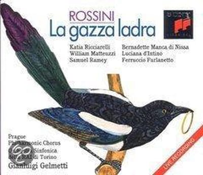 CD GIOACHINO ROSSINI - ROssini: De diefachtige ekster S3K45850 SONY 1992 Holland Klassiek Gebruikt