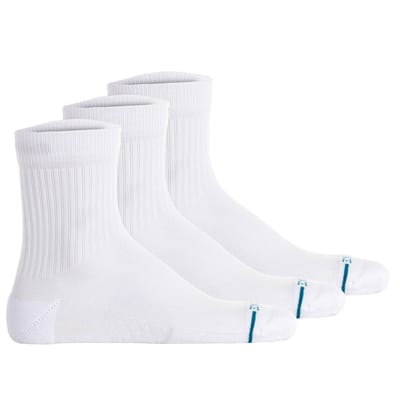 Stance unisex casual 3P halfhoge sokken icon wit