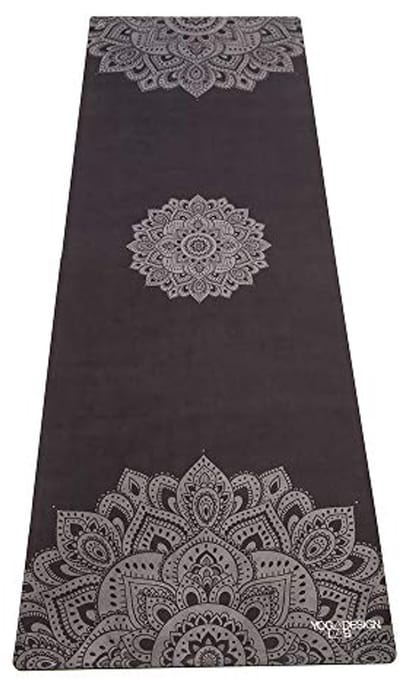 Reisyogamat 2-in-1 | Lichtgewicht en opvouwbaar voor hete yoga en pilates | Eco Luxe met draagriem | 1,5 mm dik