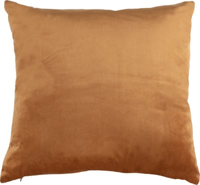 Cushion velvet rust print leaf gold 45 x 45 cm