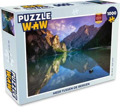 Puzzel Meer tussen de bergen - Legpuzzel - Puzzel 1000 stukjes volwassenen