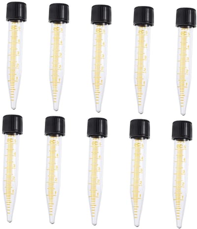 Centrifugebuisjes - Monsterbuisjes - Laboratorium Analyse - Spiraalvormige Kurk - 5 Ml - Transparant