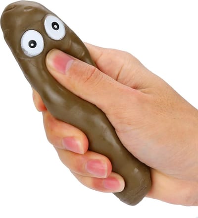 Speelvriendelijke Knijp Drol / Poep Stressbal / Poo Knijpbal | Knijp Speelgoed | Anti-Stress Fidget Toy | Squishy